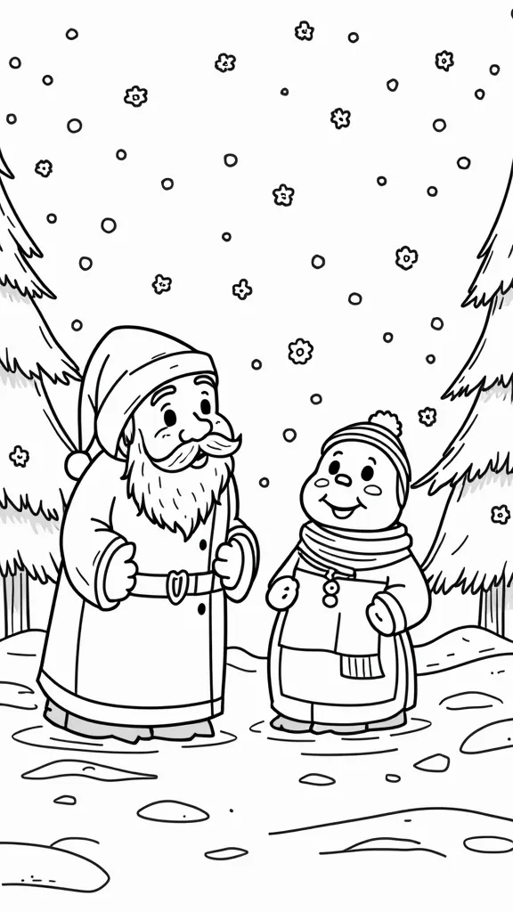 christmas carol coloring pages